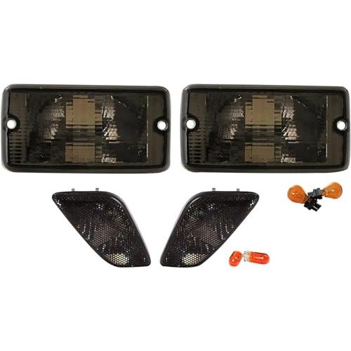 【並行輸入品】 USR Side Marker Lights   4 Pieces COMBO Smoke Lens Bumper Turn Sの画像