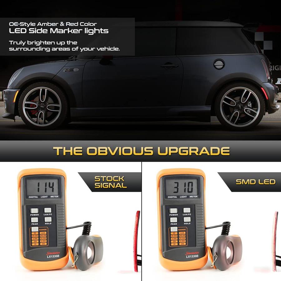 For Mini Cooper R55 R56 R57 R58 R59 R60 R61 2008 2014 4 Piece Am 並行輸入品の画像