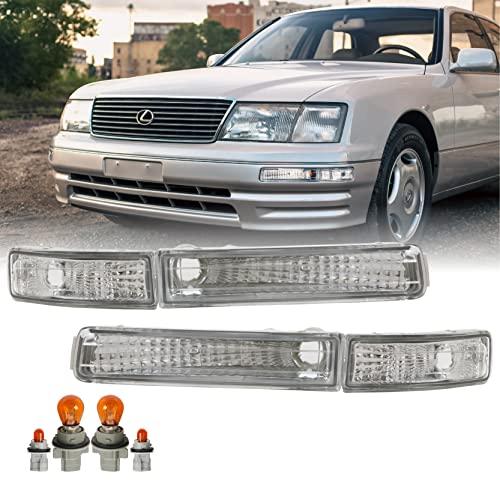 【並行輸入品】 USR 95 97 LS400 Turn Signal Lights   JDM Style Crystal All Clearの画像