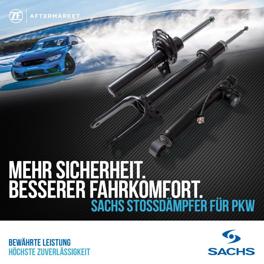 【並行輸入品】ザックス（SACHS） 【サスペンション】 純正形状ダンパー 1本 BAW, MERCEDES BENZ, VOLKSWAGENの画像