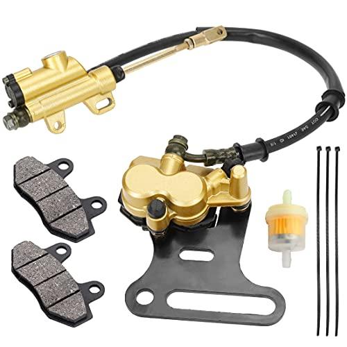FVRITO 12mm リアディスク 油圧ブレーキマスターシリンダー キャリパー アセンブリパッド 70cc 90cc 110cc 並行輸入品の画像