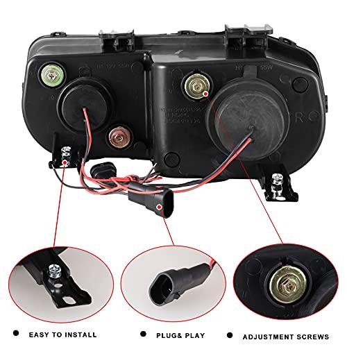 ROXX Haloブラックプロジェクターヘッドライト 1998 1999 2000 2001 アキュラインテグラ 3Dr/4Dr  並行輸入品_7
