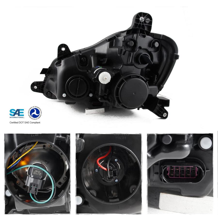 AKKON   2013 2019 Kenworth T680 OEプロジェクターヘッドライトヘッドランプ交換用アセンブリ   右 並行輸入品の画像