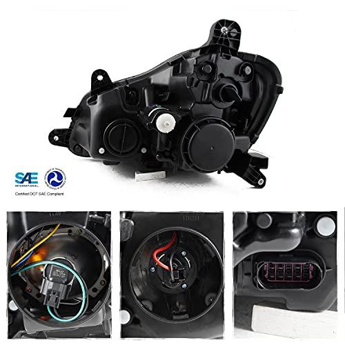 AKKON   2013 2019 Kenworth T680 OEプロジェクターヘッドライトヘッドランプ交換用アセンブリ   右 並行輸入品の画像