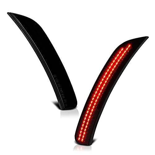 2015 2017 クライスラー200 スモークレンズ レッド LED リアバンパー DRL サイドマーカー ライトフェンダー パ 並行輸入品_1