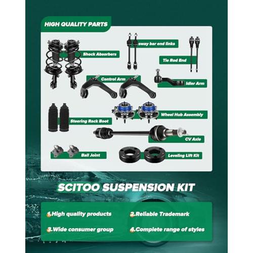 SCITOO 6 PC SET Suspension Kit for Ford Explorer for Ford Ranger 並行輸入品の画像