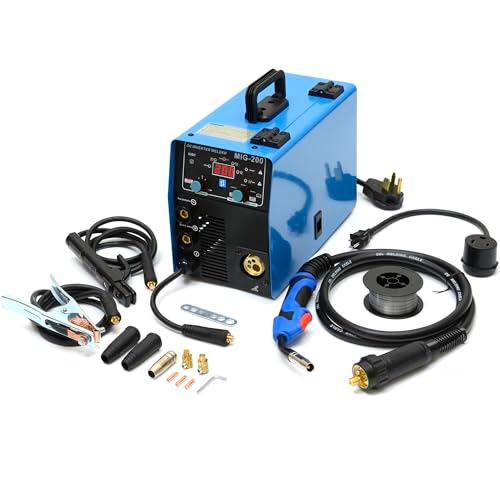 S7ガス・ガスレス 200A 110V/220V マルチプロセス MIG 溶接機   フラックスコア、MIG、リフトTIG、スティ 並行輸入品の画像