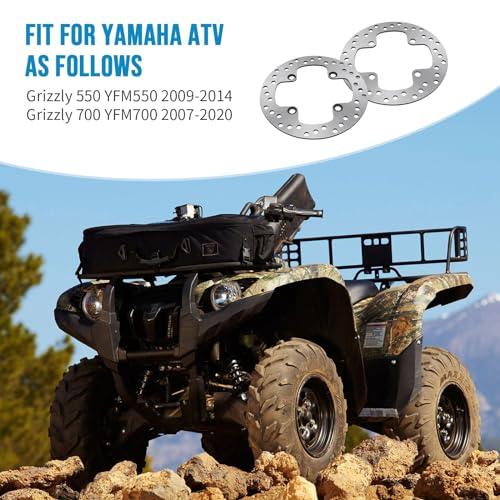 【並行輸入品】 M MATI 2 PCS Rear Left/Right Brake Disc Rotor for Yamaha Grizzlyの画像