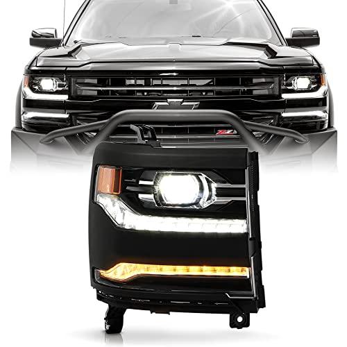 【並行輸入品】 ACANII   For [Factory LED Type] 2016 2018 Chevy Silverado 1500 Lの画像