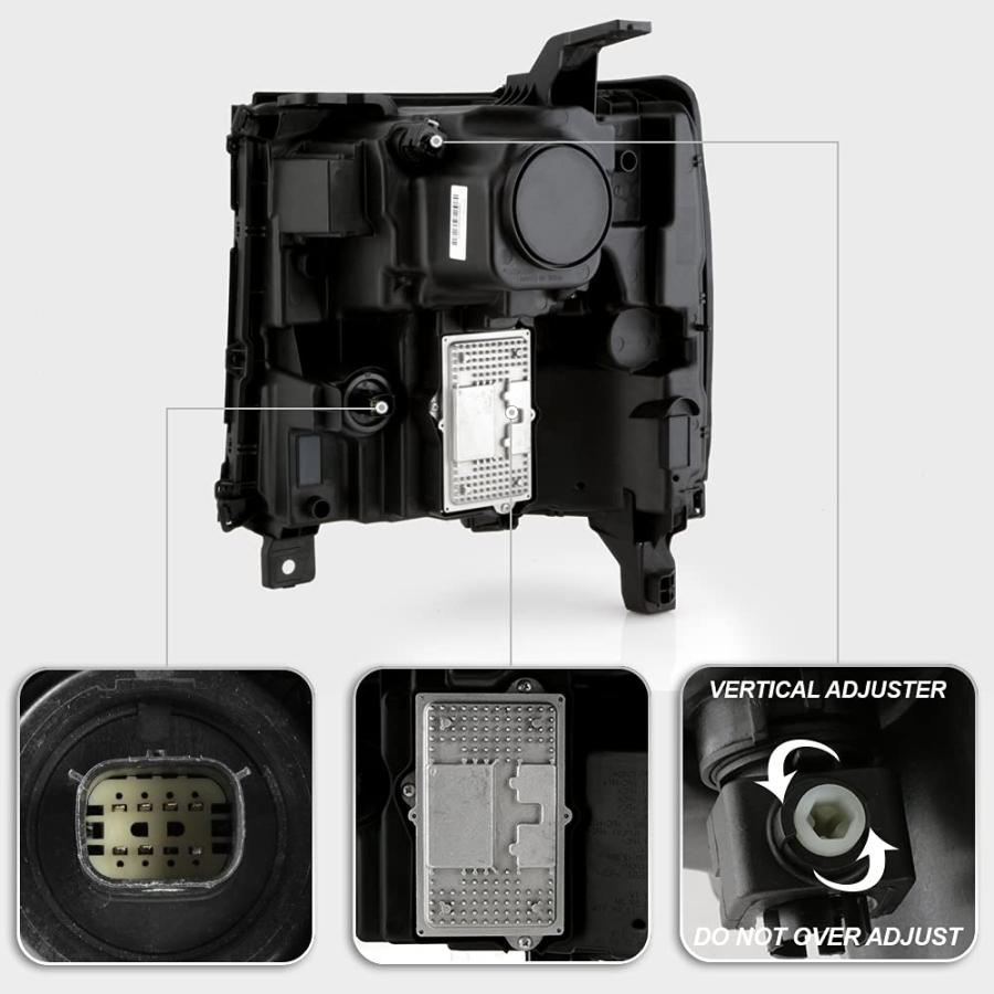 【並行輸入品】 ACANII   For [Factory LED Type] 2016 2018 Chevy Silverado 1500 Lの画像