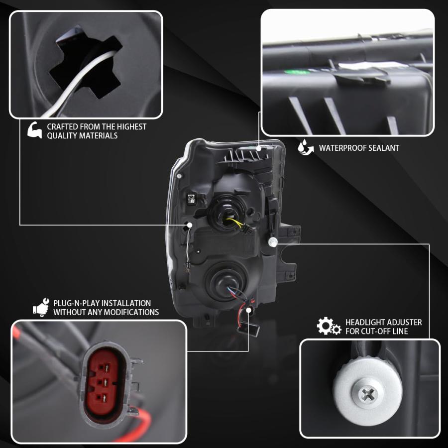 Autozensation Compatible with 2011 2016 Ford F250 F350 F450 F550 並行輸入品_9