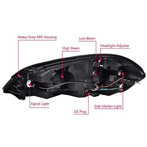 G PLUS Headlights Assembly, Compatible with 2006 2007 Chevy Mont 並行輸入品の画像