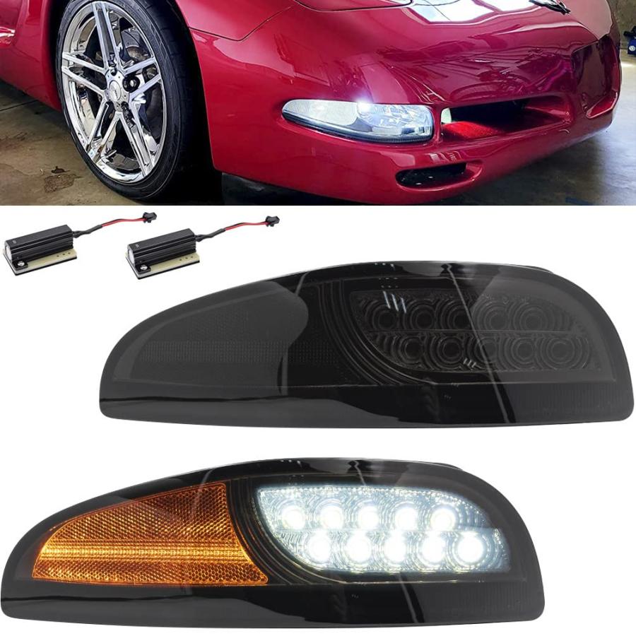 NJSBYL C5 Z06 アンバー LED デイタイム ランニングライトキット