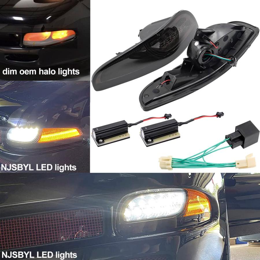 NJSBYL C5 Z06 アンバー LED デイタイム ランニングライトキット