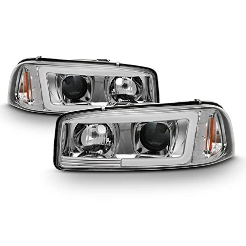 AKKON 2000 2006 GMC Sierra Yukon LEDバー DRL Projcetorヘッドライト バンパー 並行輸入品