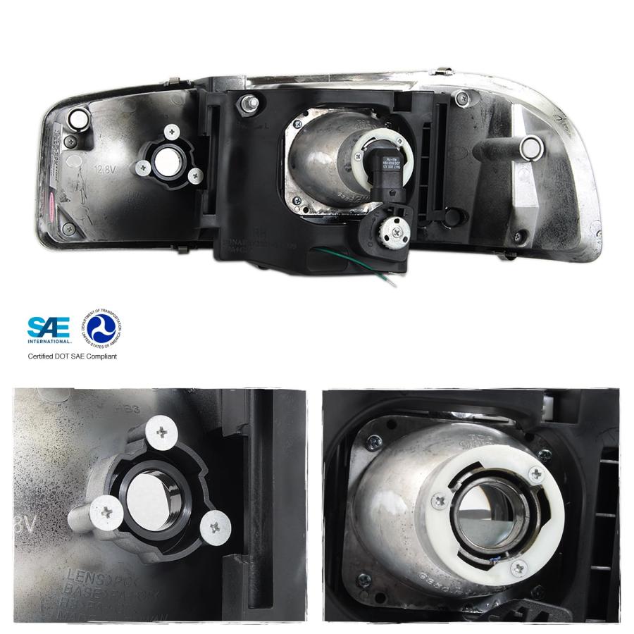 AKKON 2000 2006 GMC Sierra Yukon LEDバー DRL Projcetorヘッドライト バンパー 並行輸入品
