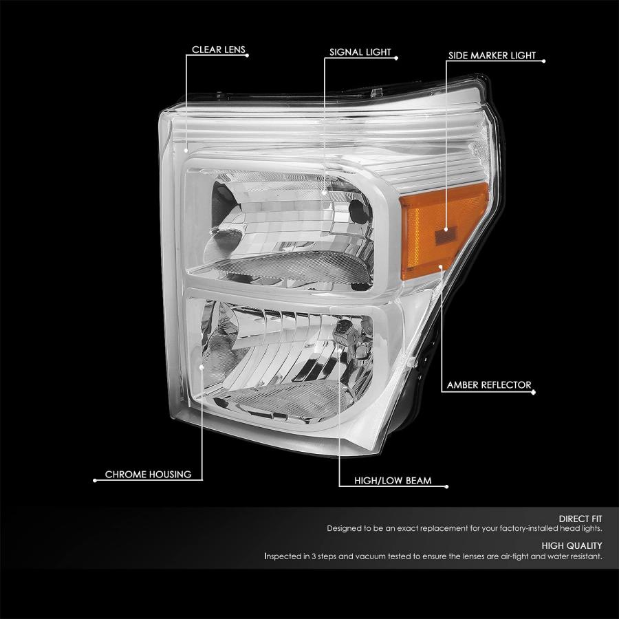 【並行輸入品】 Factory Style Halogen Headlights and Driving Fog Lamps Set Compaの画像