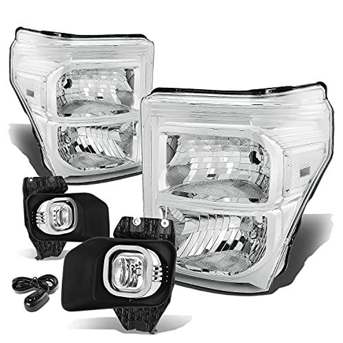 【並行輸入品】 Auto Dynasty Factory Style Halogen Headlights and Driving Fog Laの画像