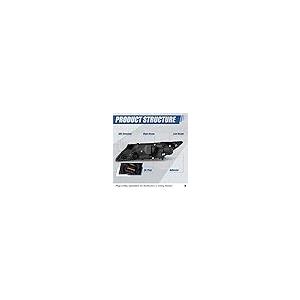【並行輸入品】 Auto Dynasty Headlights Assembly Compatible with 2011 2012 2013の画像