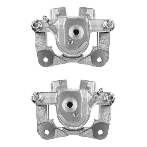 AutoShack Rear Brake Calipers Assembly with Bracket Pair of 2 Dr 並行輸入品の画像