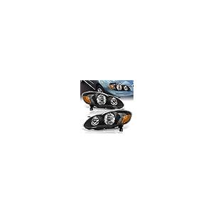 AJP Distributors Black Housing Clear Lens Amber Reflector Signal 並行輸入品_5