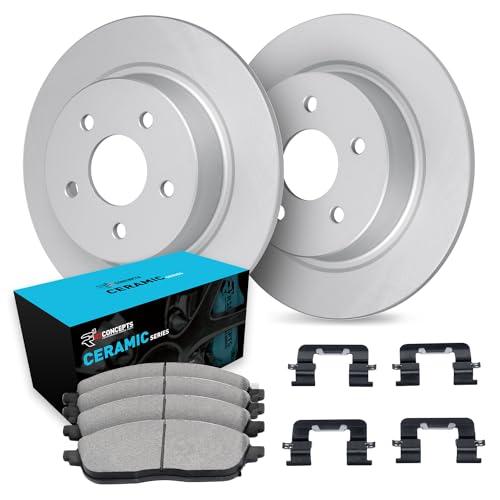 【並行輸入品】 R1 Concepts Rear Brakes and Rotors| Hardware Included| Rear Ceraの画像