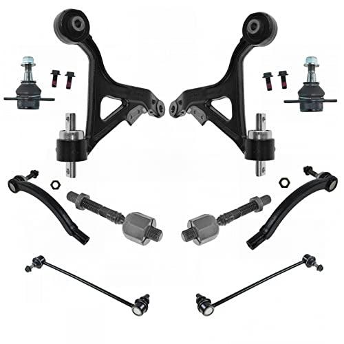 【並行輸入品】TRQ ステアリングサスペンションキット コントロールアーム ボールジョイント 揺れバーエンドリンク タイロッド ボルボ S60用の画像