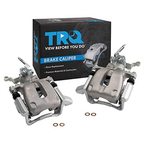 TRQ リアブレーキキャリパーセット 2009 アウディ A3 A3 Quattro 2010 フォルクスワーゲン ゴルフ 200 並行輸入品_1