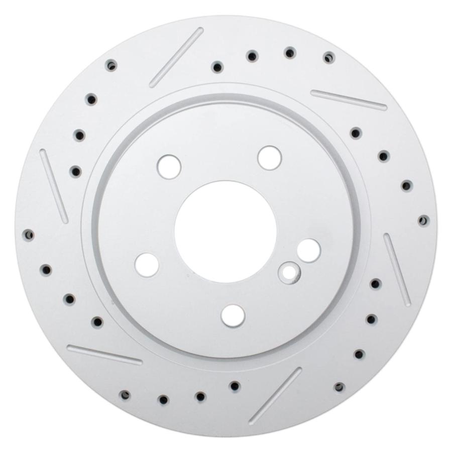 TRQ リアパフォーマンス 穴あけ Gコーティング ディスクブレーキローター ペア メルセデス対応 TRQ Rear Perfor 並行輸入品の画像