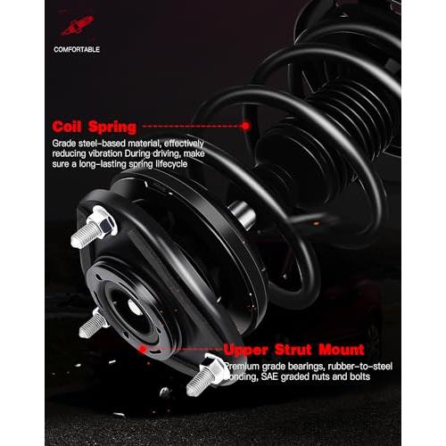 GDSMOTU 2Pcs Front Left Front Right Complete Strut Assembly 1729 並行輸入品の画像