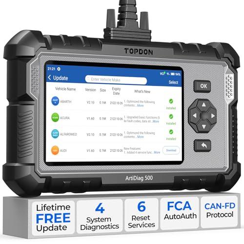 TOPDON AD500 OBD2診断機 タッチパネル 日本語対応 TOPDON AD500 obd2 診断機 日本語 自動車 故障診断機 bmw ベンツ