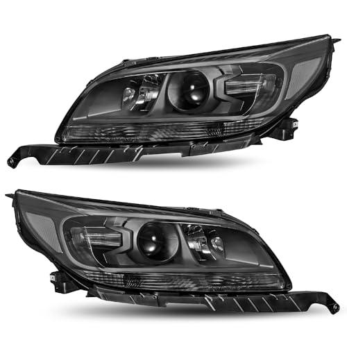 JSBOYAT プロジェクターヘッドライトアセンブリ [ハロゲンモデル] 2013 2015 Chevy Malibu / 201 並行輸入品の画像