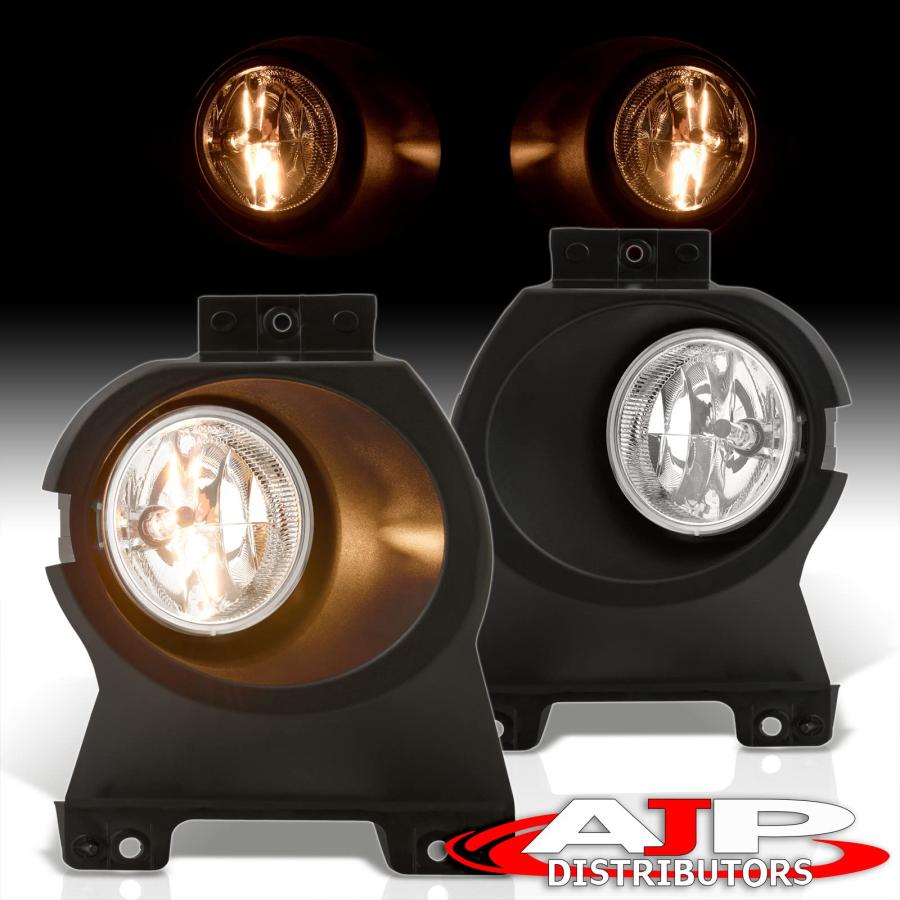 AJP Distributors Clear Lens Front Bumper Fog Lights Driving Lamp 並行輸入品の画像