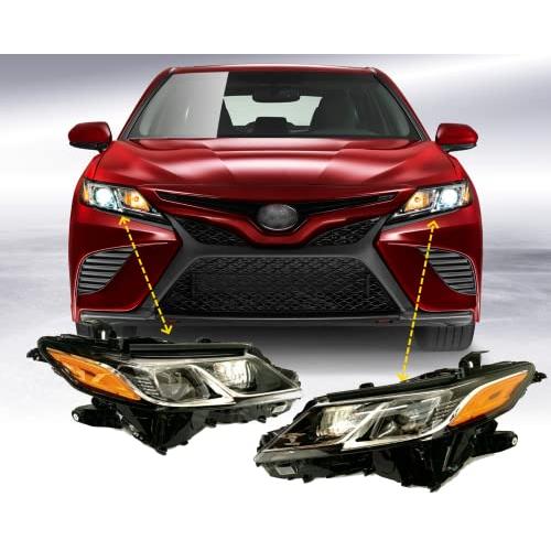 BJTDLLX ヘッドライトアセンブリ トヨタ カムリ L LE SE 2.5L 2018 2019 2020 LED プロジェク 並行輸入品の画像
