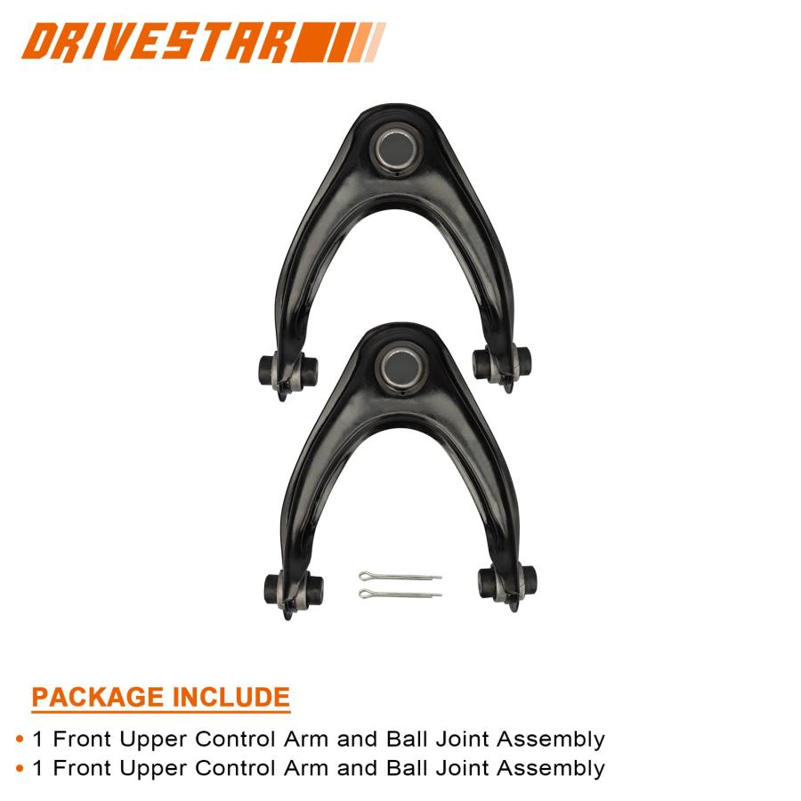 DRIVESTAR 10PCS Front Upper Control Arm with Ball Joint Tie Rod  並行輸入品の画像
