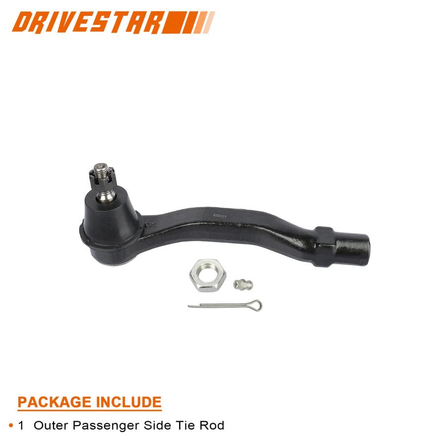 DRIVESTAR 10PCS Front Upper Control Arm with Ball Joint Tie Rod  並行輸入品の画像