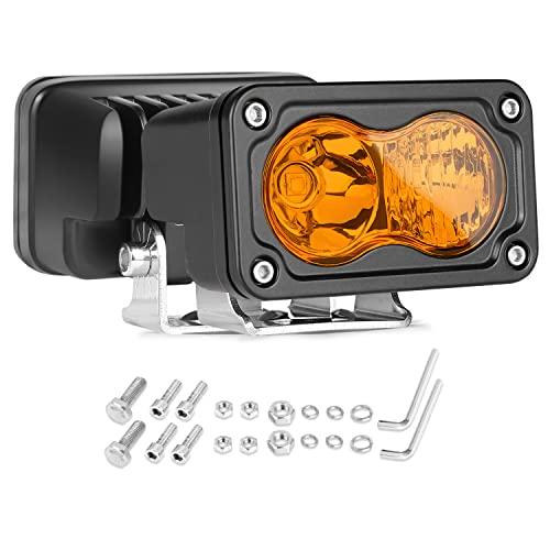 Nirider LED ポッド アンバー 2個 40W 小型 3インチ ライト ポッド スポット フラッド ドライビングライト L 並行輸入品_1