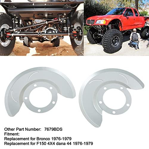 【並行輸入品】Keenso フロントブレーキダスト、1ペア フロントディスクブレーキダストカバー 7679BDS Bronco F150 4X4の画像