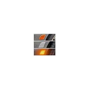 iJDMTOY Clear Lens Amber Full 3 Row LED Strip Front Side Marker  並行輸入品の画像