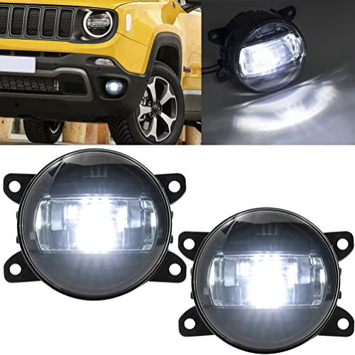 【並行輸入品】NJSBYL LED フォグライトキット J.eep Renegade 2015 2016 2017 2018 2019 2020の画像