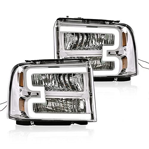 G PLUS LED DRLヘッドライト 2005 2006 2007 フォード F250 F350 F450 F550 スーパー 並行輸入品の画像