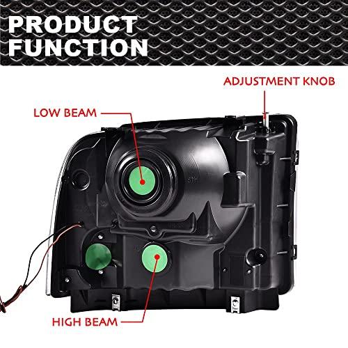 G PLUS LED DRLヘッドライト 2005 2006 2007 フォード F250 F350 F450 F550 スーパー 並行輸入品の画像