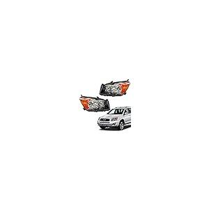 labwork 2009 2012 トヨタ Rav4 ブラック プロジェクターヘッドライトアセンブリ ペア 左側+右側 (助手席\u0026 並行輸入品_2