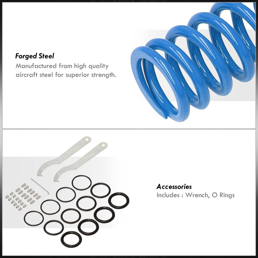 AJP Distributors Adjustable Suspension Lowering Springs Coilover 並行輸入品の画像