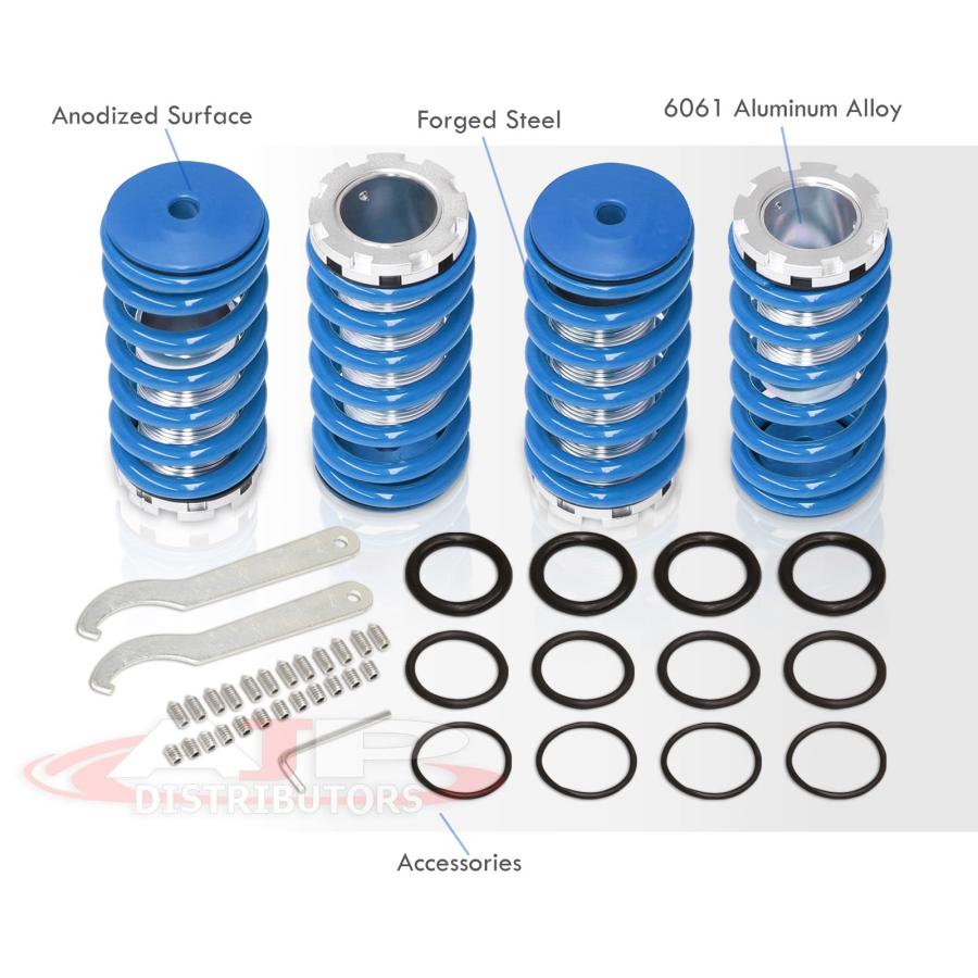 AJP Distributors Adjustable Suspension Lowering Springs Coilover 並行輸入品の画像