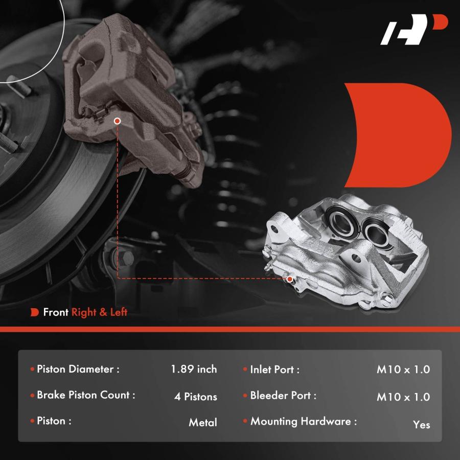 【並行輸入品】 A Premium Disc Brake Caliper Assembly Compatible with Select Toyの画像