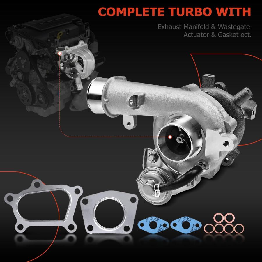 A Premium Complete Turbo Turbocharger Kit, with Wastegate Actuat 並行輸入品の画像