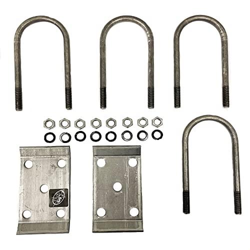 Uボルトキット 8ポンド 3 1/2インチ ラウンドトレーラー車軸 長さ8インチ 直径9/16インチ Southwest Whee 並行輸入品の画像
