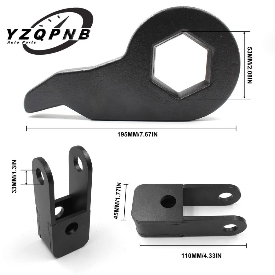 YZQPNB1 3インチ レベリングリフトキット ショックエクステンダーブラケット付き 1999 2007 シボレー シルバラード 並行輸入品_6