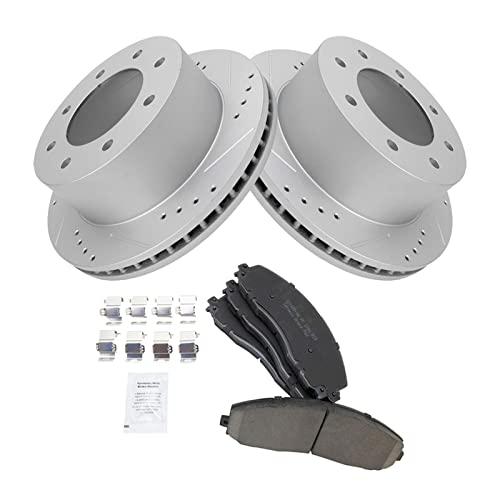 Front Performance Brake Pad & Rotor Kit Brake Pads Brake Rotors 並行輸入品_1